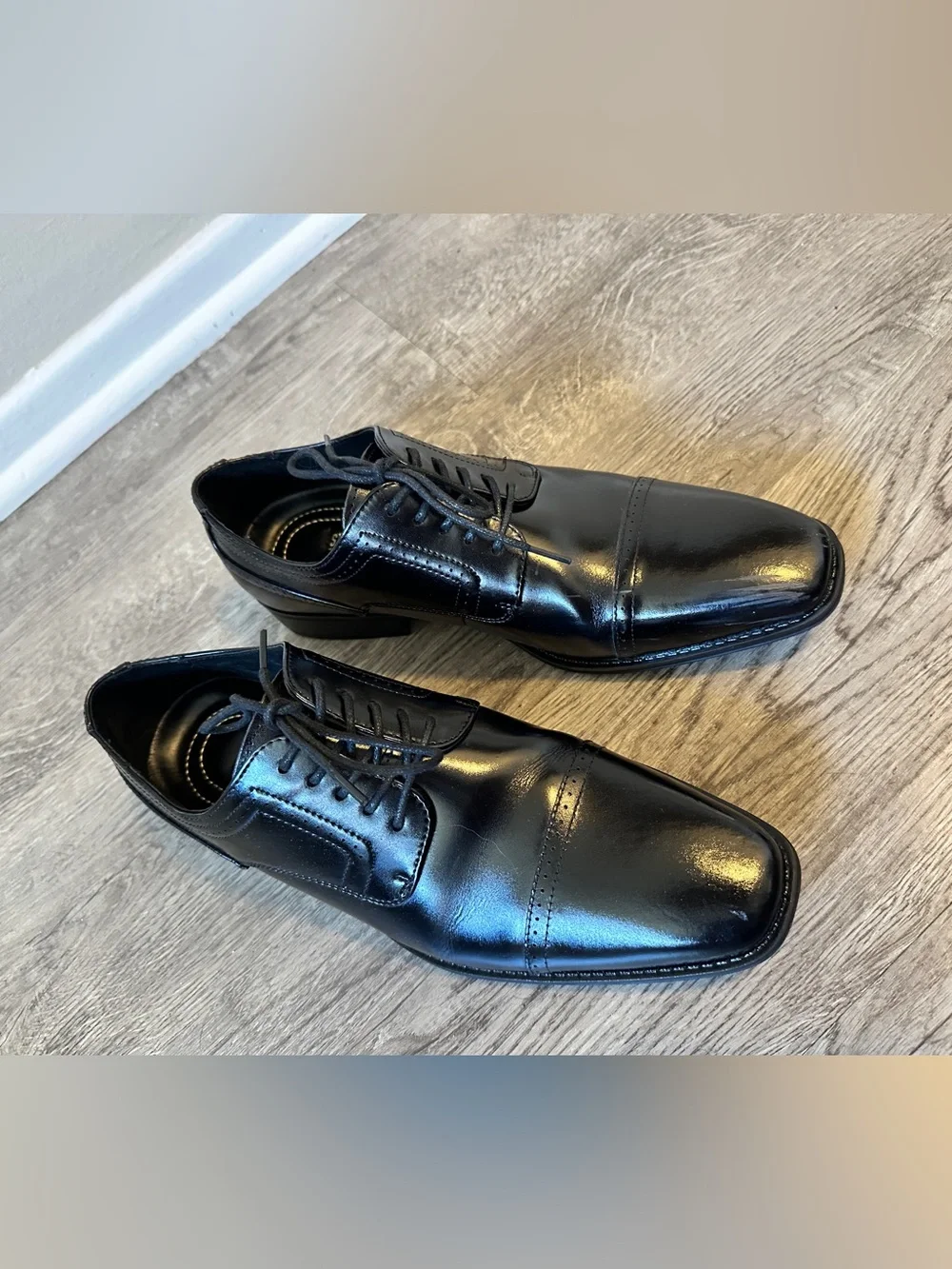 Stacy Adams polished leather